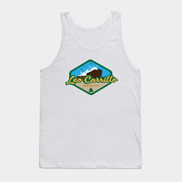 Leo Carrillo Campground Tank Top by Four Cats